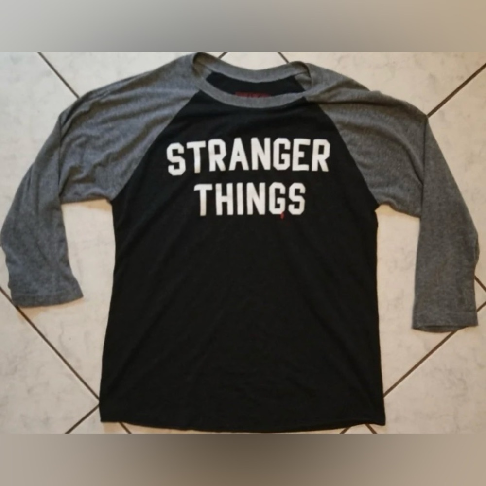 Stranger Things 3/4 Sleeve Length Jersey - Women’s Small - Good Condition